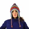 Chullo Mütze Inka cyan - Variante 1