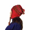 Chullo Mütze Inka rot - Variante 2
