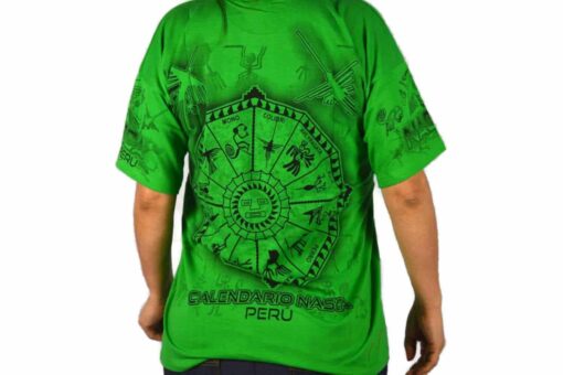 Nasca Kalendar T-Shirt grün