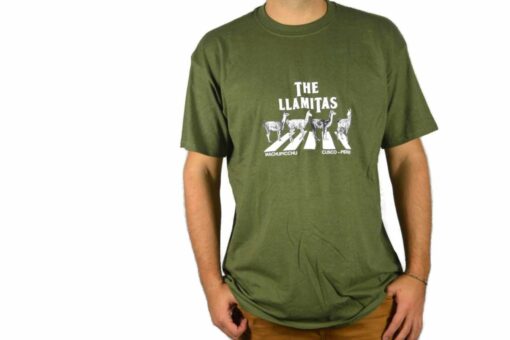 Shirt The Llamitas olivgrün