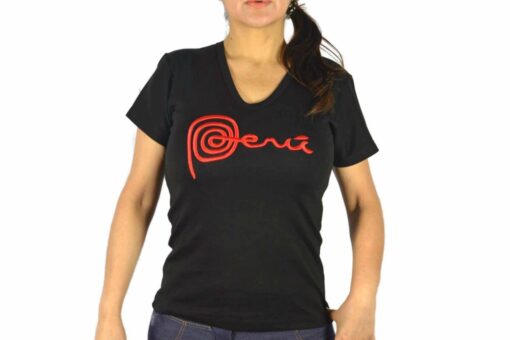 Shirt Peru Damen Schwarz