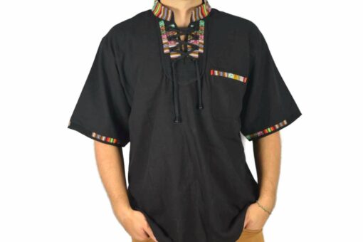 Aguayo Shirt schwarz