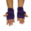 Alpaka Handschuhe Rayas Violett Modell 3