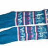 Bunten Alpaka Socken blau