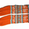Bunten Alpaka Socken orange
