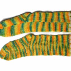 Streifen Socken gelb