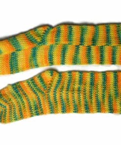 Streifen Socken gelb