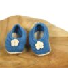Babyschuhe aus Baumwolle blau