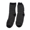 Alpaka Socken Streifen schwarz